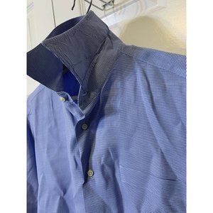 Nordstrom‎ Men’s Sz 15 1/2 33 Blue button Shirt